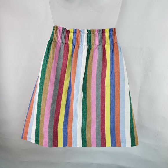 J Crew Factory Stripe Skirt - Picture 2 of 3